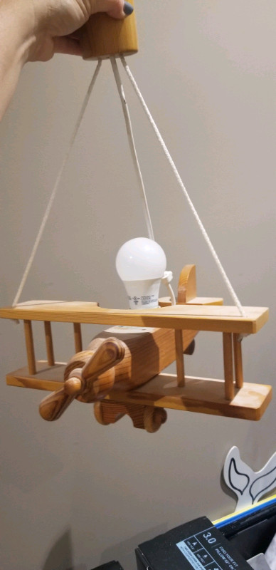 Wood plane light fixture in Indoor Lighting & Fans in City of Toronto