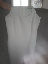 Beautiful Sleeveless White Dress - Sized 5