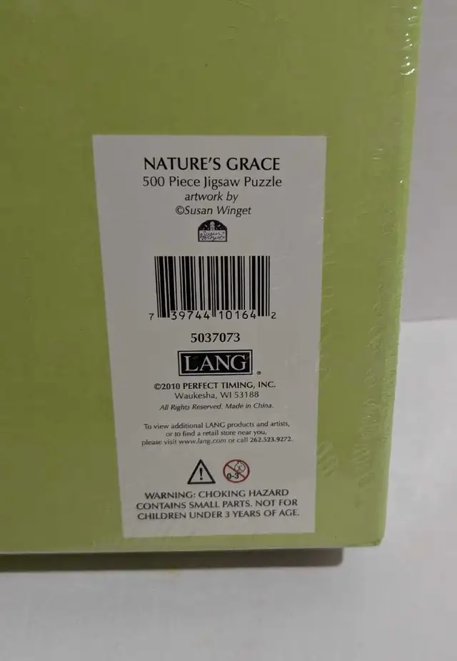 Nature's Grace 500 Piece Jigsaw Puzzle Easel Style Pop Up    in Hobbies & Crafts in Charlottetown - Image 4