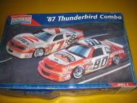 '87 FORD 'NASCAR' THUNDERBIRD... 1/24 MONOGRAM 2 for 1 COMBO KIT