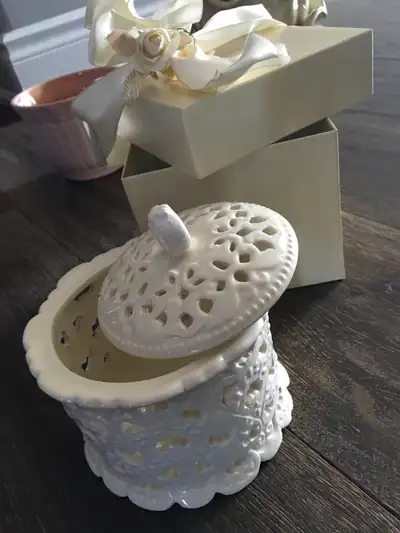 decorative porcelain canister, View more