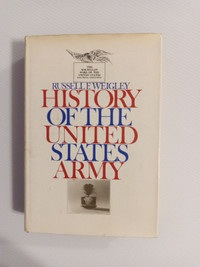 Hard cover book titled "HISTORY OF THE UNITED STATES ARMY"