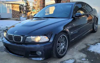 2003 BMW M3, S54 Engine, 333 HP naturally esperated, 6 speed manual transmission, colour: carbonschw...