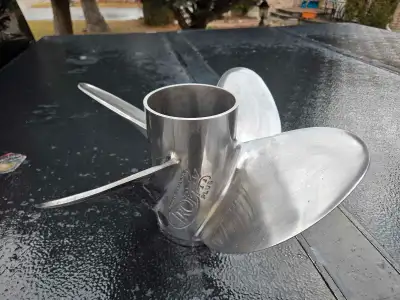 Trophy 26 pitch prop for sale. 9 out of 10 condition. It's too much pitch for my boat. I will not re...