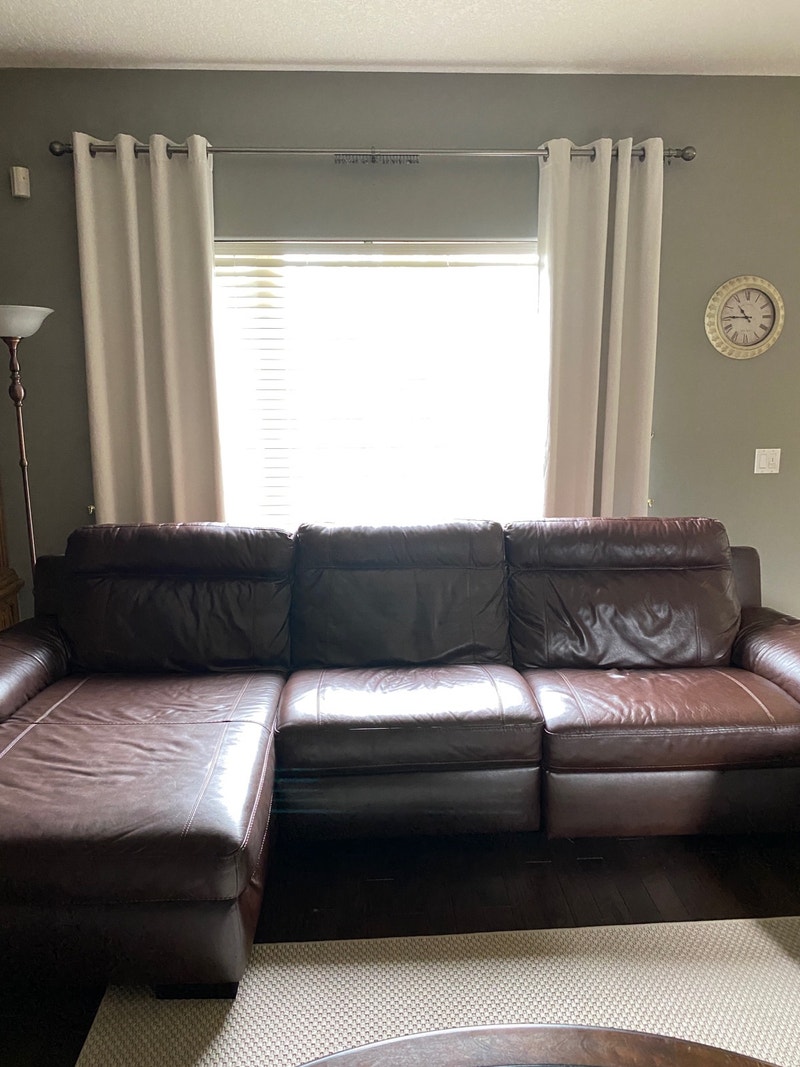 SofaGenuine Leather Sectional L Shaped Couches & Futons Calgary Kijiji