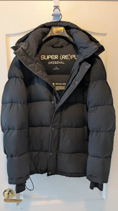 The Super Puff Coat. Aritzia. Size Medium. Black color., View more