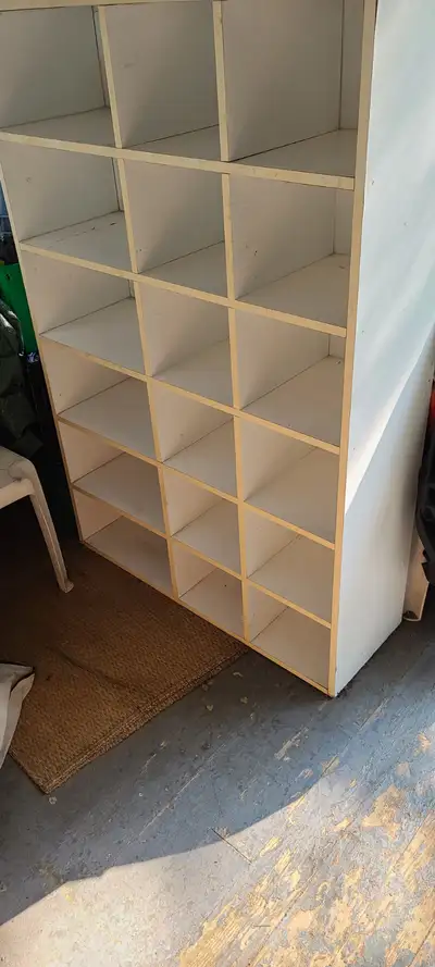 CUBE STORAGE/ BOOKSHELF/ Organizer. 18 CUBES, 1ft D, 53" H, 3ft, View more