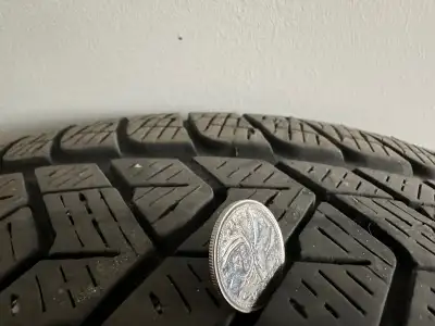 4 Pirelli Scorpion winter tires, 225/55R19 with good tread