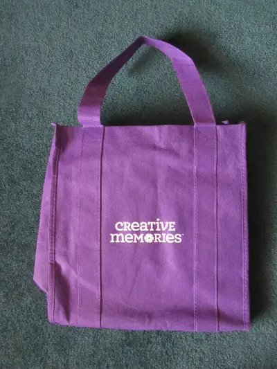 Scrapbooking - Creative Memories Purple Shopping Bag, View more
