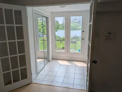 Walkout 2 Bedroom, 1 Bathroom Basement Apartment For Lease