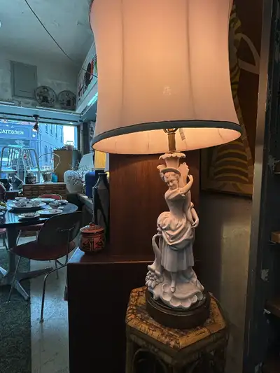 Mid Century Roccoco Style His and Hers Lamps, View more