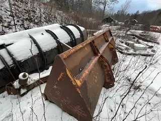 snow bucket for a Case Backhoe, View more