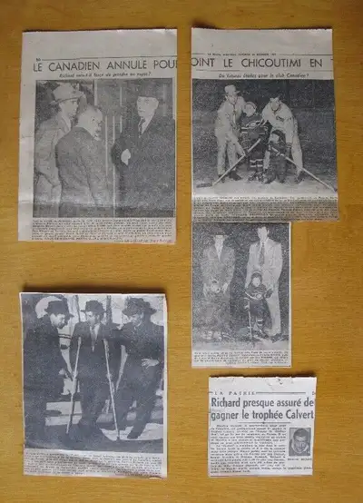4 Photos de Maurice Richard., View more