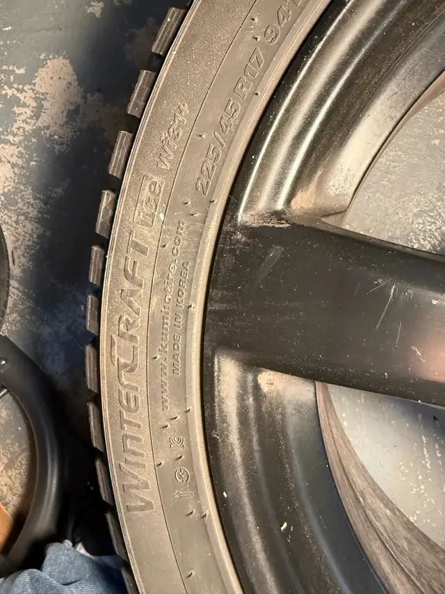 TOUREN RIMS with SNOW TIRES in Tires & Rims in Mississauga / Peel Region - Image 6
