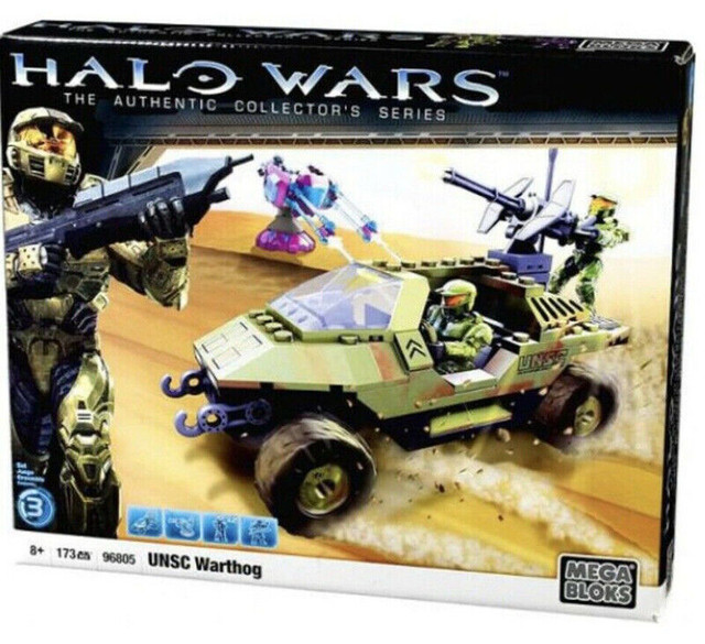 RARE MEGA BLOKS HALO WARS UNSC WARTHOG 1ERE SÉRIE #96805 NEUF dans Jouets et jeux  à Longueuil/Rive Sud