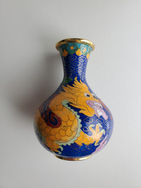 Cloisonne Vase Dragon