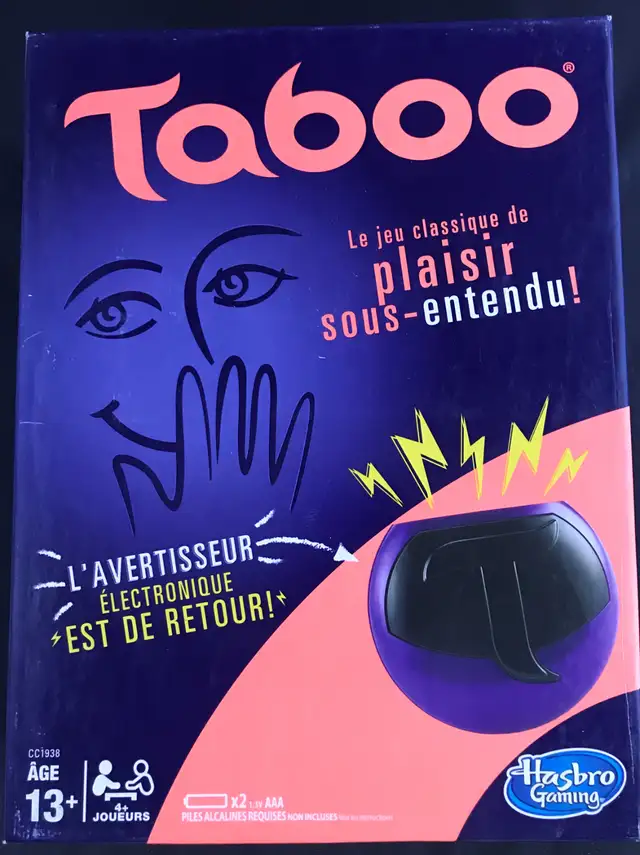 Taboo - French board game  - New