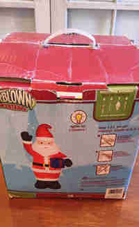 8ft Inflatable Santa Christmas lawn decor in Other in Peterborough