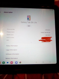 Galaxy Tab S6 Lite 64gb