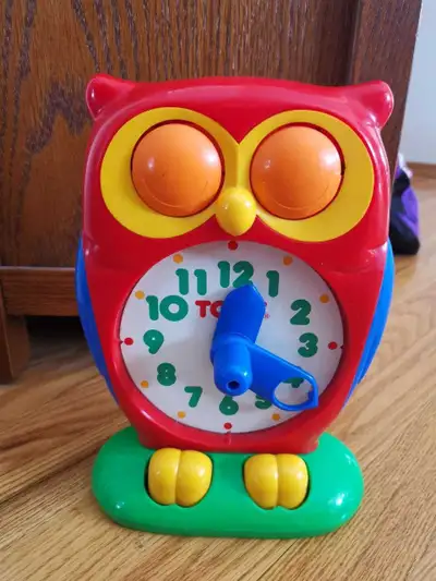 Clock Telling Time Tomy Vintage, View more