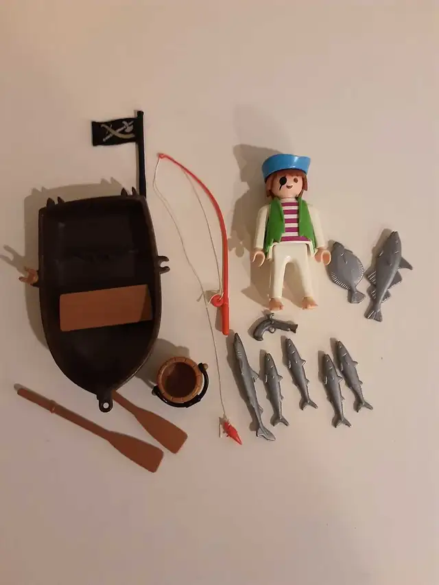 Playmobil Fisherman and Rowboat  in Toys & Games in Ottawa - Image 3