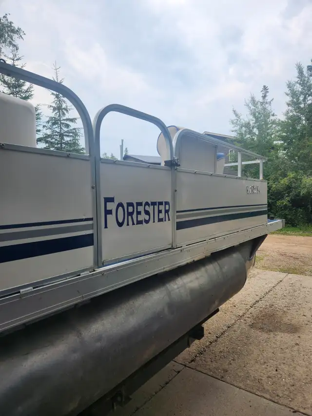 Pontoon Boat for sale, Reduced Price in Powerboats & Motorboats in Prince Albert - Image 3