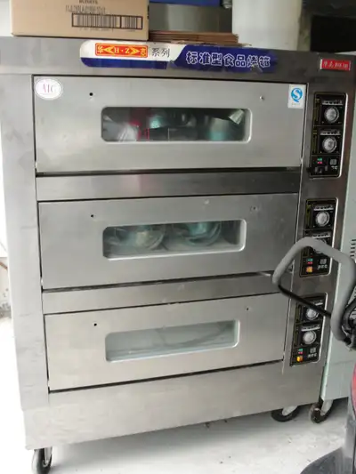 Electrical Commercial Bakery Oven – 3 decks, 6 layers, View more