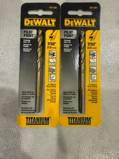 DeWalt 7/32 Drill Bits pickup only @ Glynn rd ajax , View more