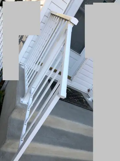 selling reduced PRICE supply and install aluminum railing epoxy power coated. We can install for you...