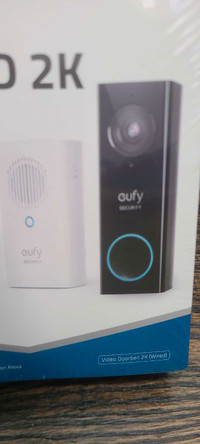 Anker Eufy 2K Doorbell Camera - brand new, with internal storage