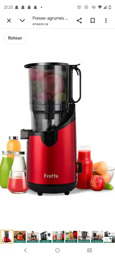 extracteur de jus fretta , View more