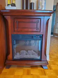 Wood Electric fireplace heater