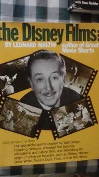 The Disney Films by Leonard Maltin 1973  Hardcover 312 pages