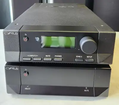 CYRUS PRE DAC PRE-AMPLIFIER & CYRUS POWER POWER-AMPLIFIER, View more