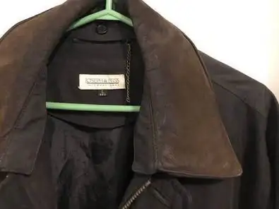 Men's mid-length coat, removable suede collar $135 large regular in Men's in Oakville / Halton Region - Image 5
