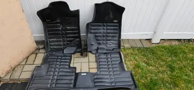 Tux Mats, look good and keep water, dirt & mud off your vehicles carpet. Passenger and rear are in g...