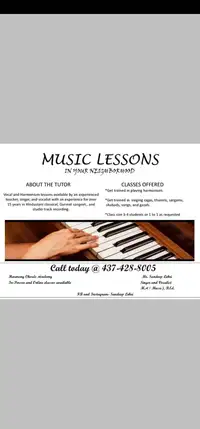 Music lessons 