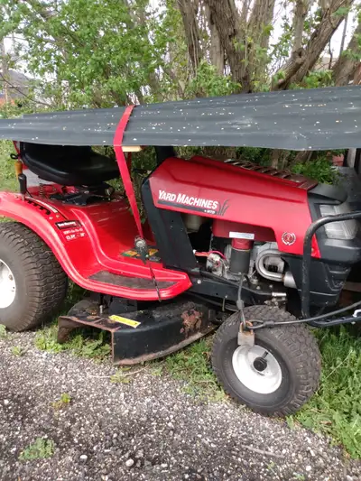 Yard Machines Riding Lawnmower, View more