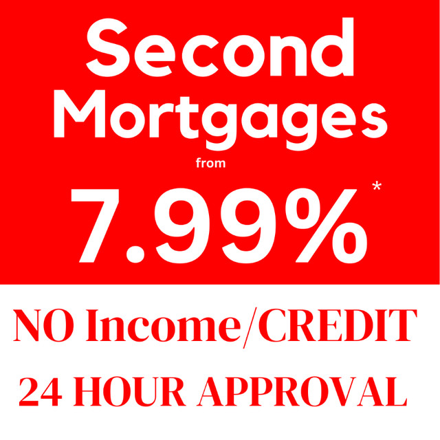 SECOND MORTGAGE Quick approval No appraisal Upto 80 LTV Financial
