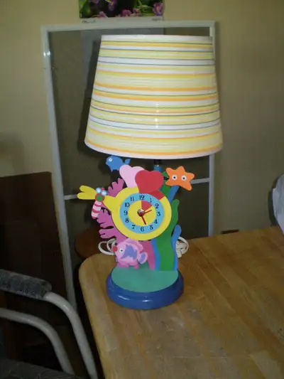 Child's Bedside Lamp Sea Creatures, View more