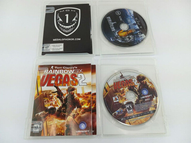 Lot 11 Jeux Playstation 3 PS3 Battlefield Uncharted Tom Clancy dans Jouets et jeux  à Granby - Image 2