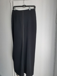 ladies long black dressy skirt (made in France)