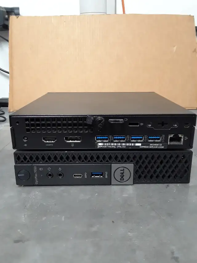 Dell Optiplex 7050 Micro (Tiny) Desktop PC in Desktop Computers in City of Toronto - Image 2