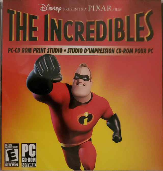 The Incredibles PC CD ROM Print Studio + 2 disc Incredibles dvd in PC Games in City of Halifax - Image 2
