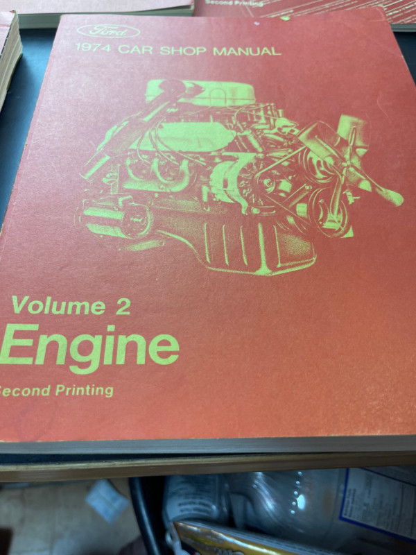 1974 FORD FIVE VOLUME CAR SHOP MANUAL SET #M1282 in Arts & Collectibles in Edmonton - Image 3
