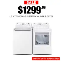 Huge Sales on Washer & Dryer Starts From $1299.99