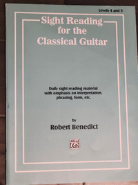 Sight Reading for the Classical Guitar Level 4 & 5