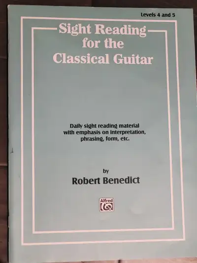 Sight Reading for the Classical Guitar Level 4 & 5, View more