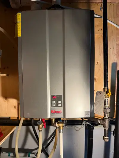 Rinnai Tankless Water Heater, View more