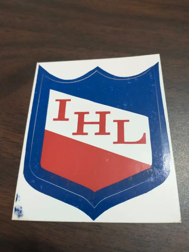 Rare 1983-1984 International Hockey League sticker62863283731841121